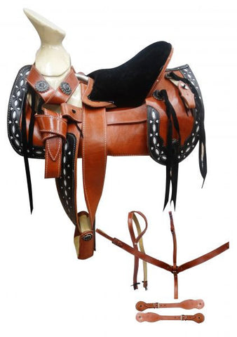  16" Charro saddle set