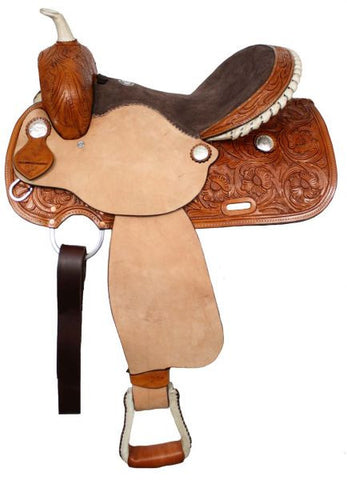 15", 16" Double T Barrel style saddle